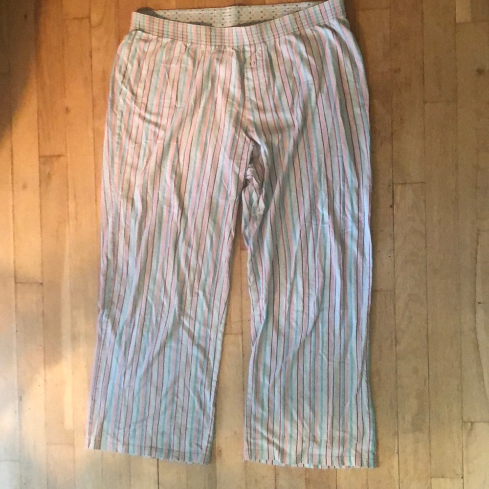 Comfortable candy strip pattern PJs